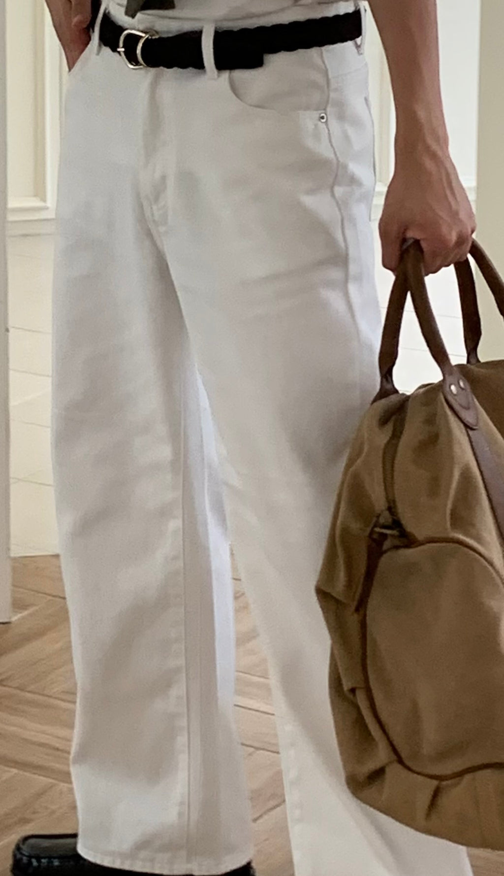 Refined Wide-Leg Cotton Pants