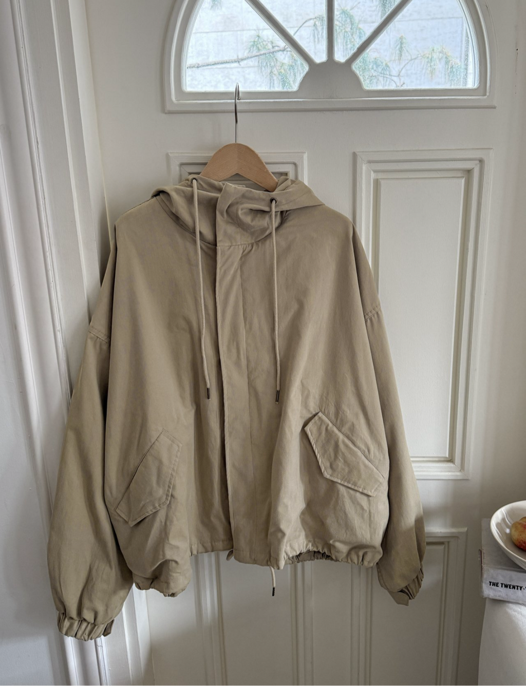 Cotton hooded field jacket
