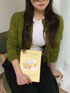 Classic Crew Neck Cardigan