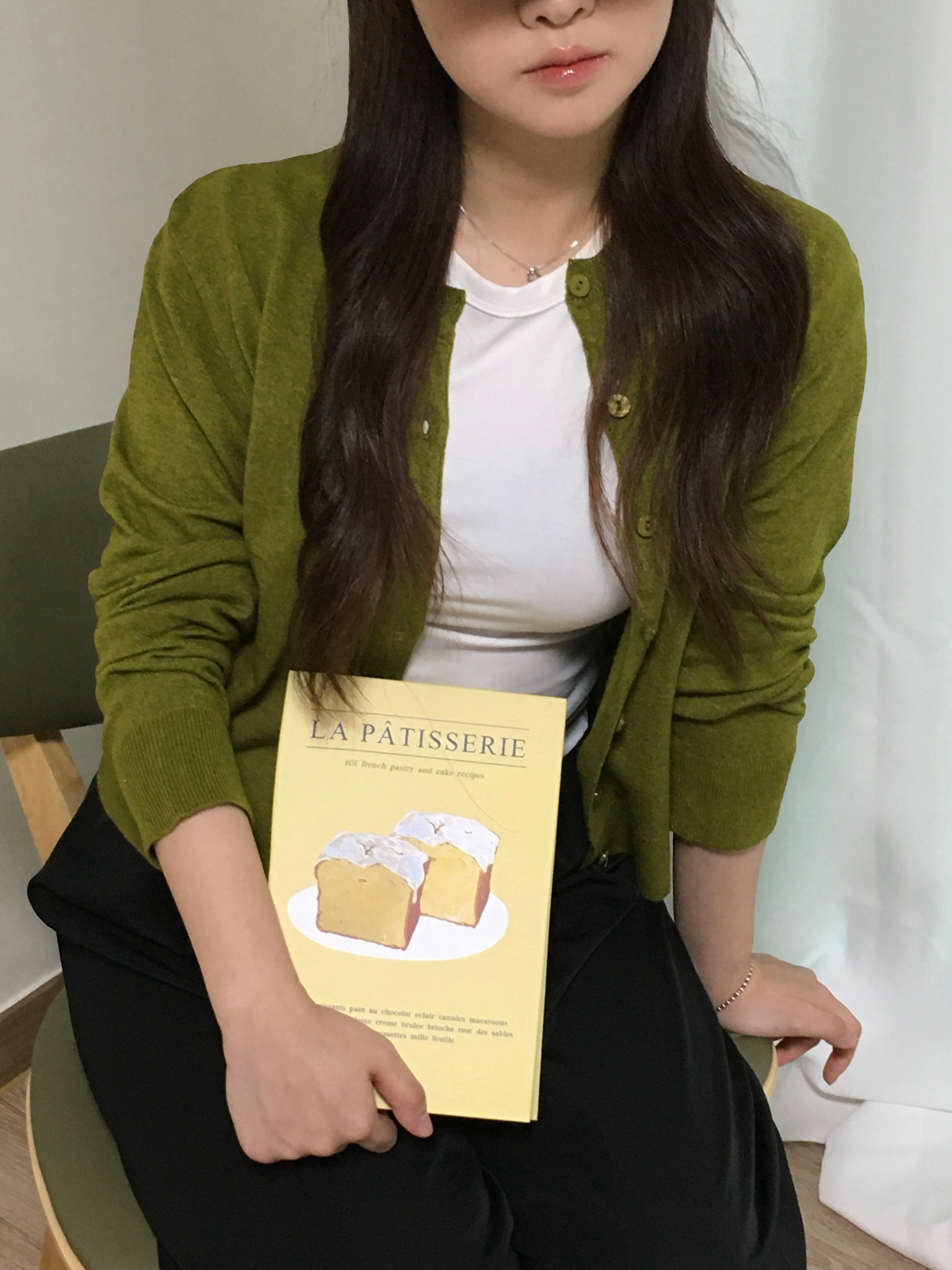 Classic Crew Neck Cardigan