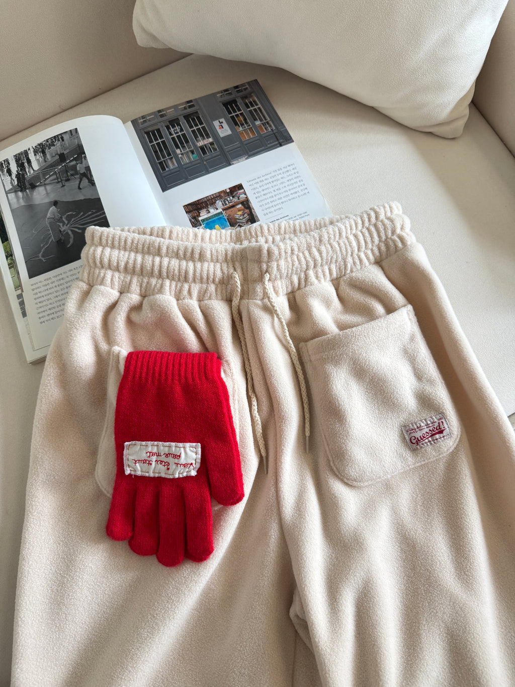 Warm Fleece Twin-Pocket Joggers