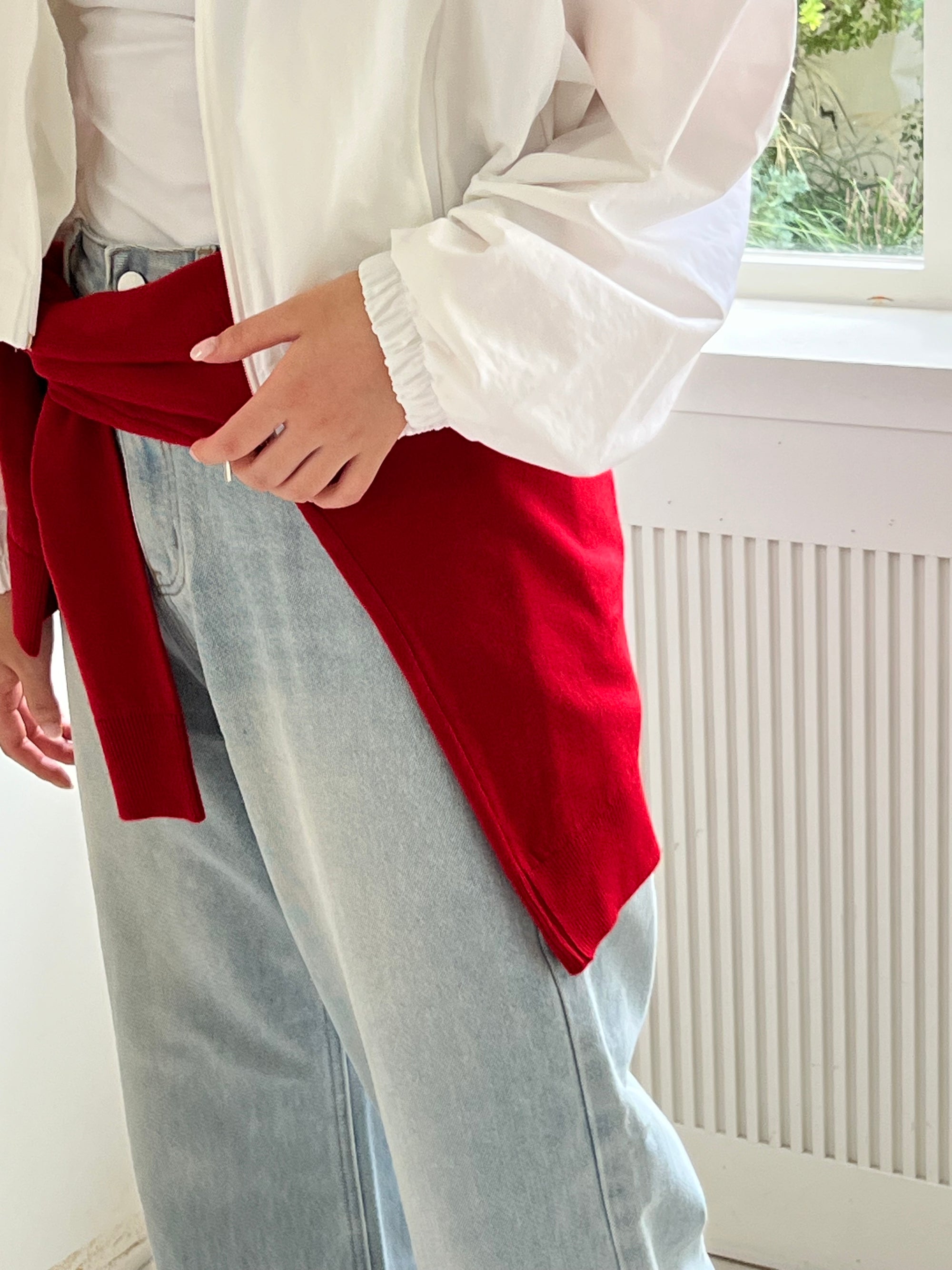 Wide Denim Pants