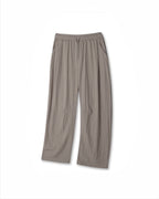 Nylon Wide-Leg Pants