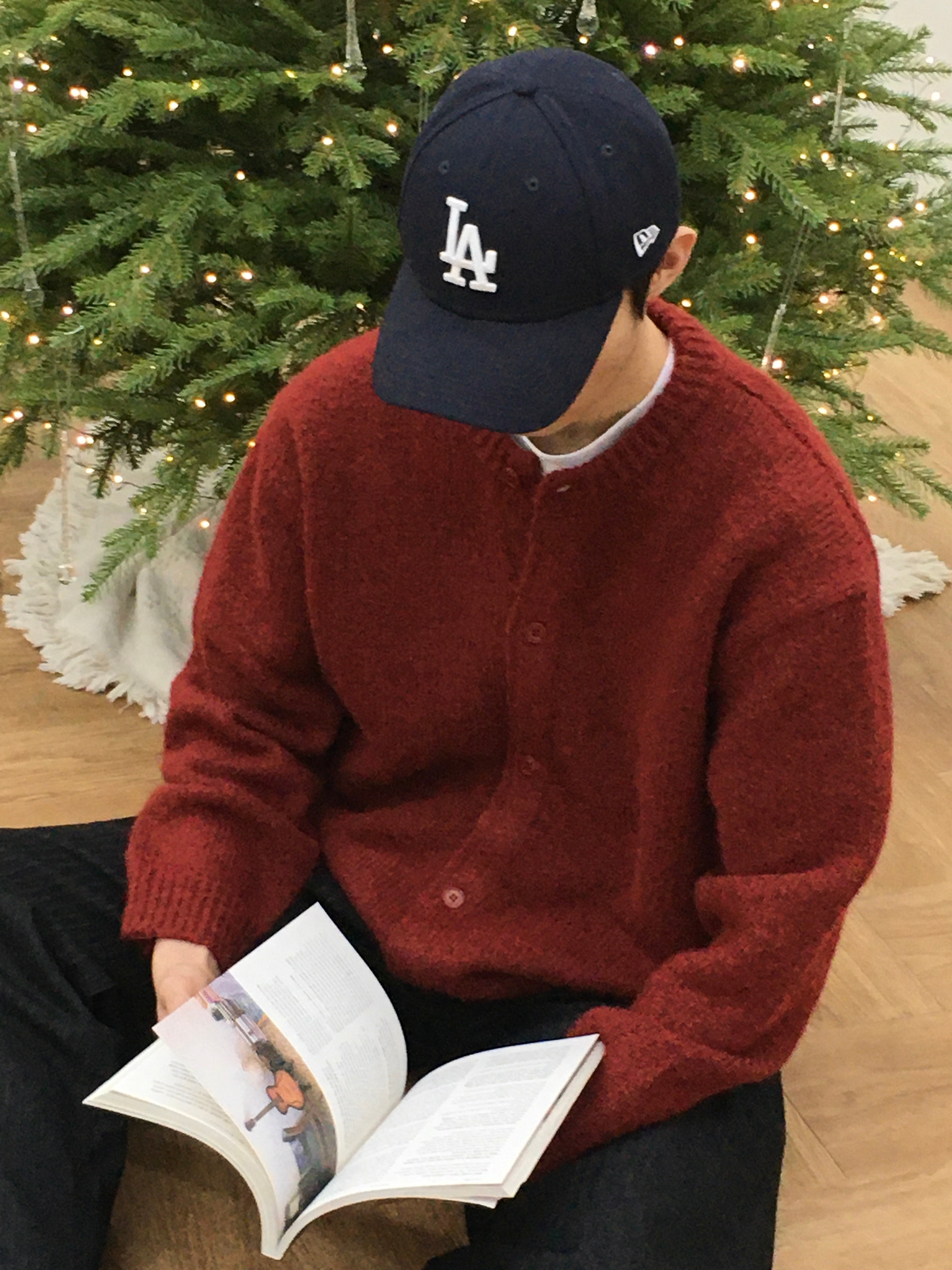 Alpaca Soft Round Knit Cardigan