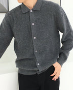 Classic Button Collar Knit