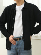 Classic Button Collar Knit