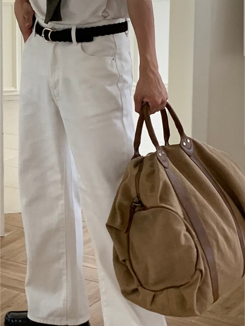 Canvas Boston Bag