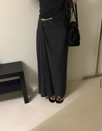 Draped Long Skirt