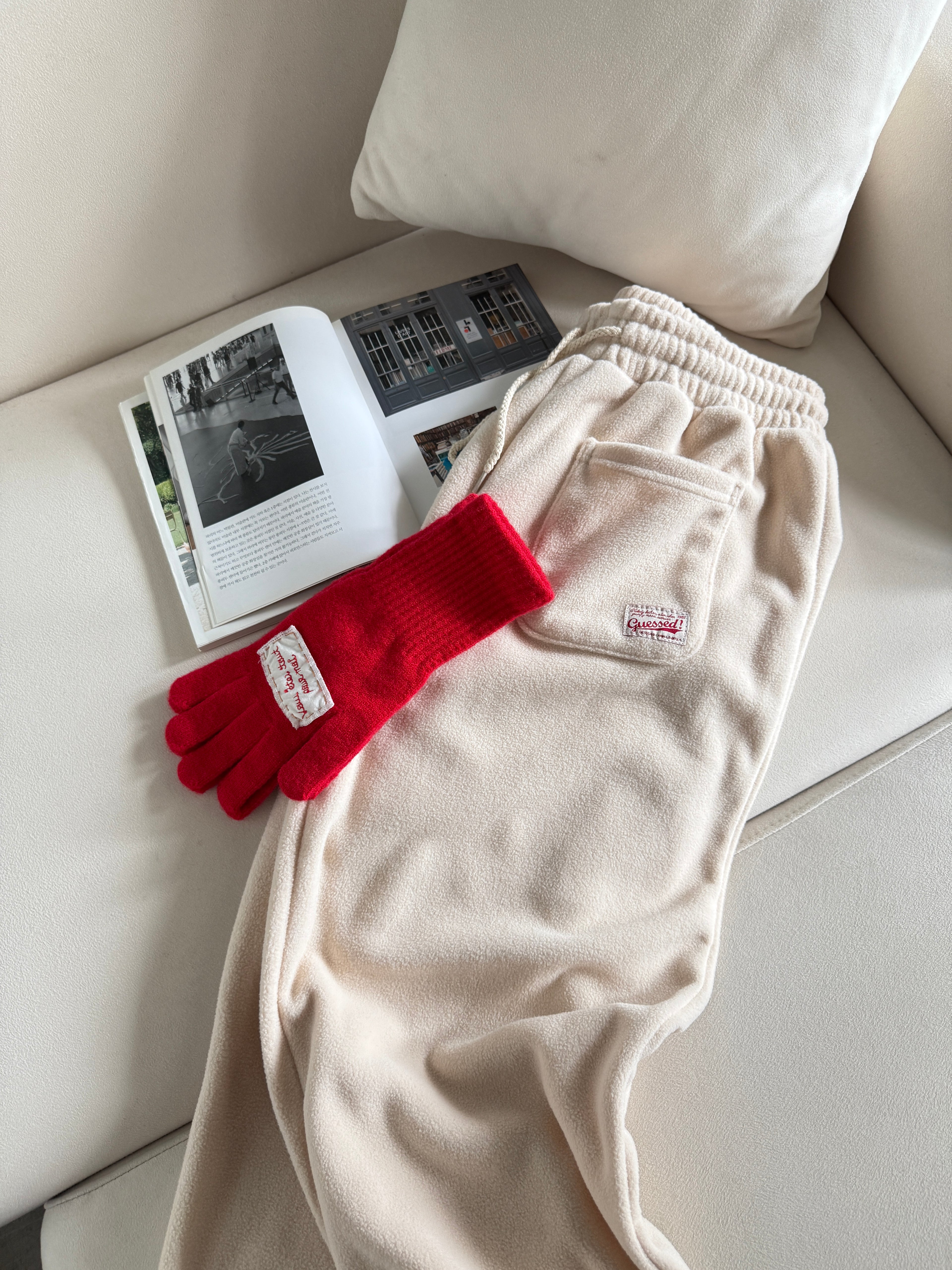 Warm Fleece Twin-Pocket Joggers