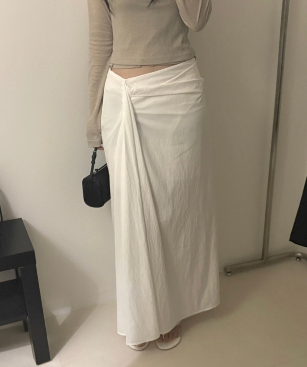 Draped Long Skirt