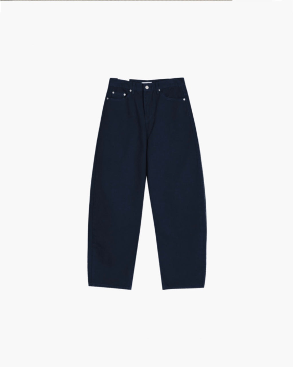 Curved Cotton Pants