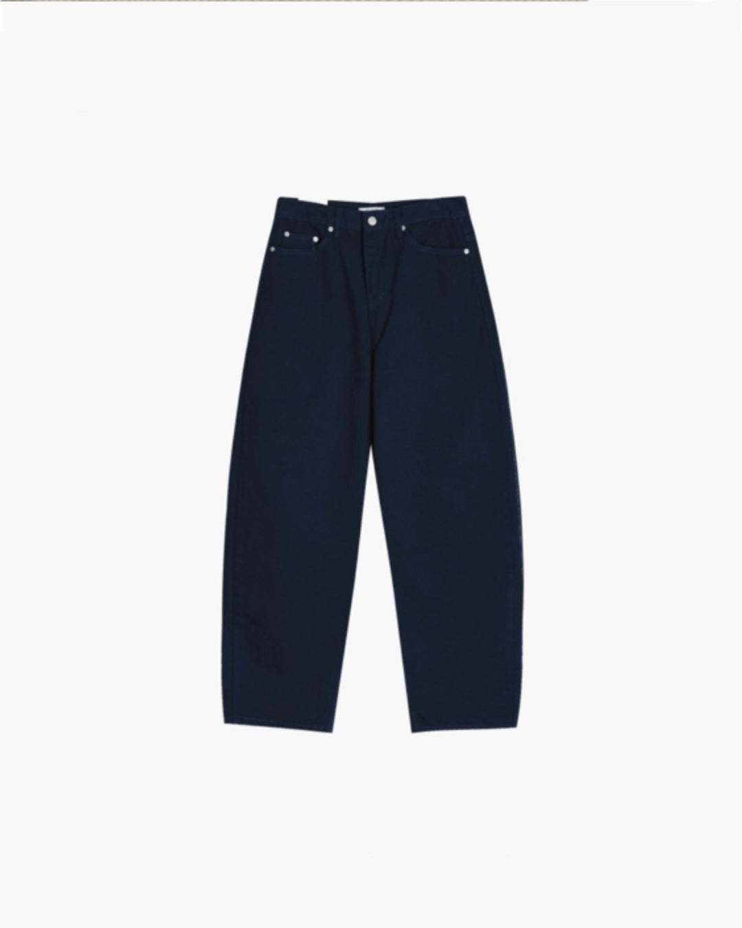 Curved Cotton Pants