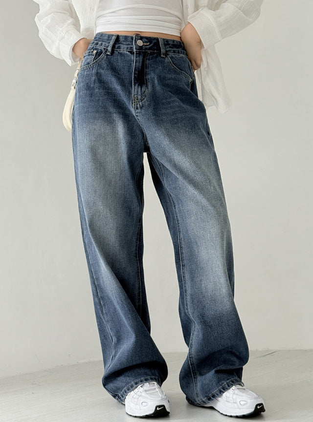 Wide Denim Pants