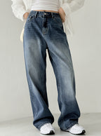 Wide Denim Pants