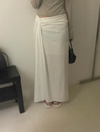 Draped Long Skirt