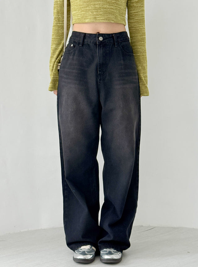 Wide Denim Pants