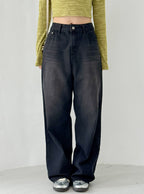 Wide Denim Pants