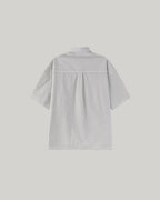 Striped Roll-Up Half Shirt