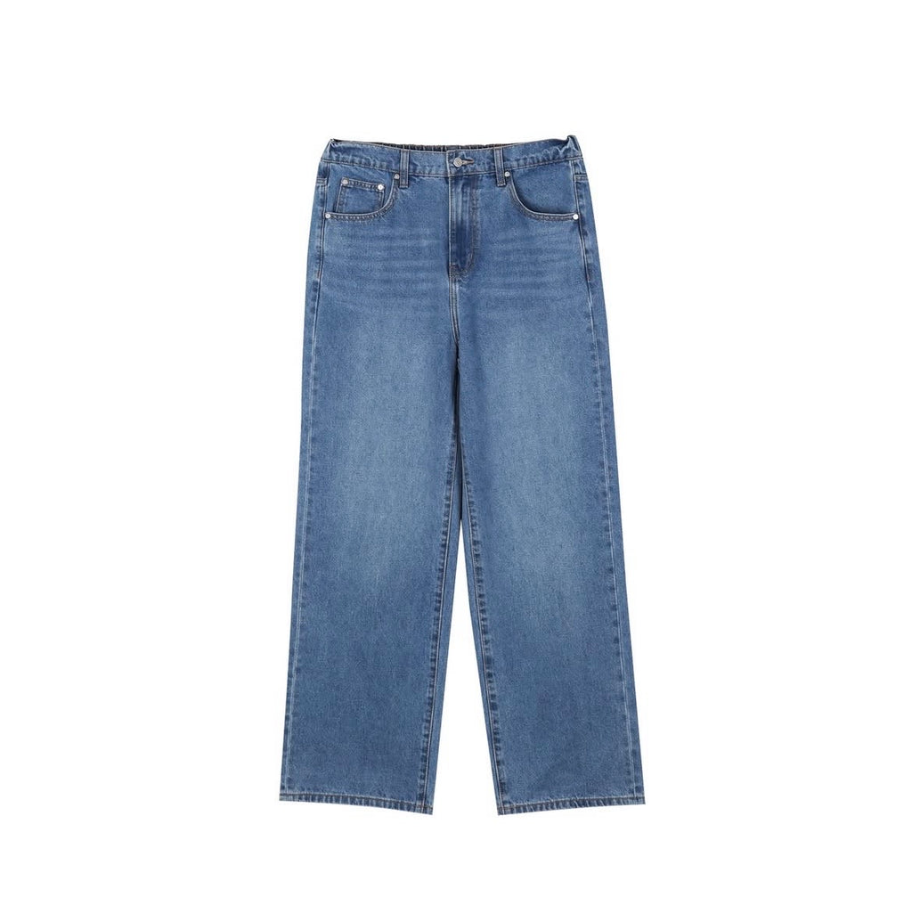 Washed Wide Denim