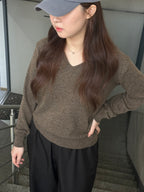 Classic V- neck Knit