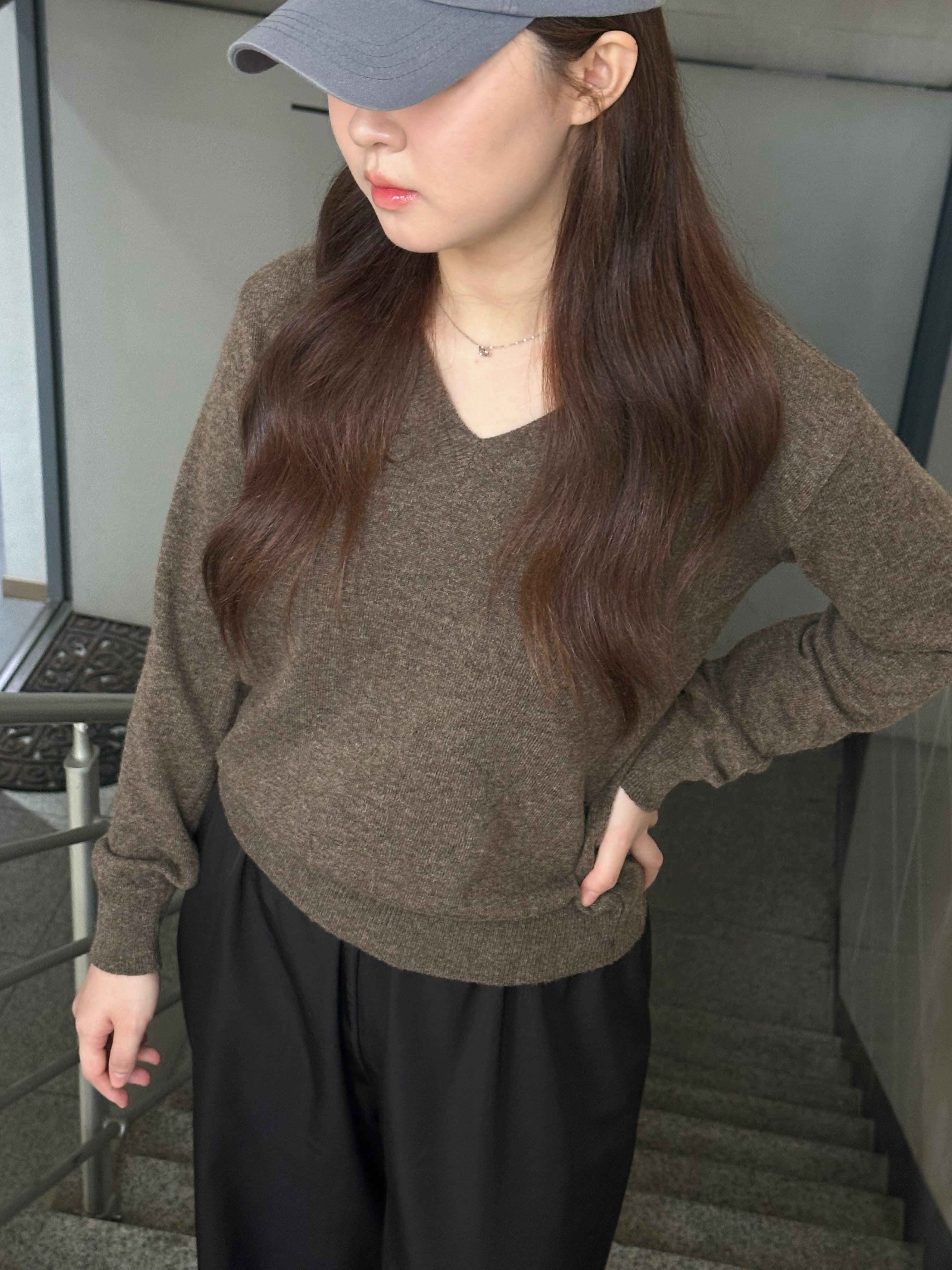 Classic V- neck Knit