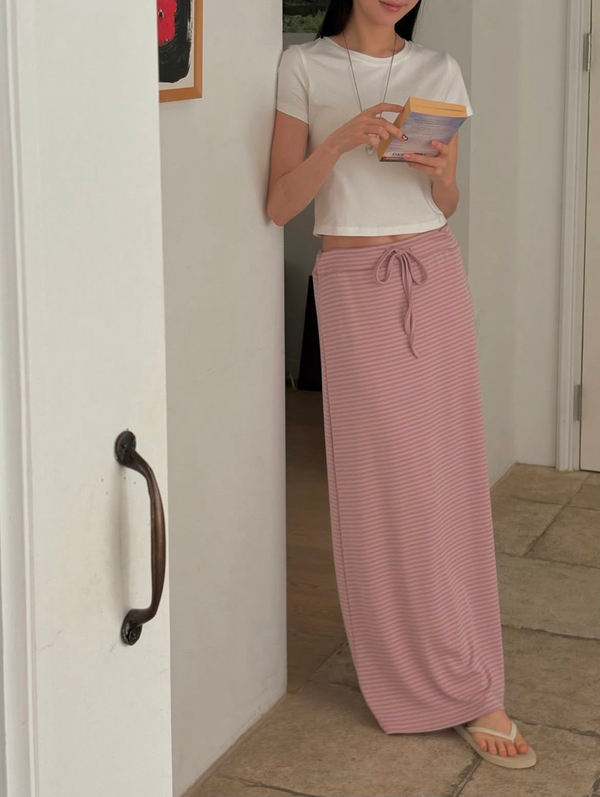 Striped Maxi Skirt