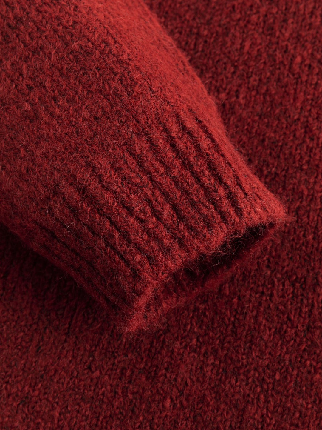 Alpaca Soft Round Knit Cardigan