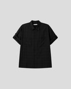 Check Roll-Up Half Shirt