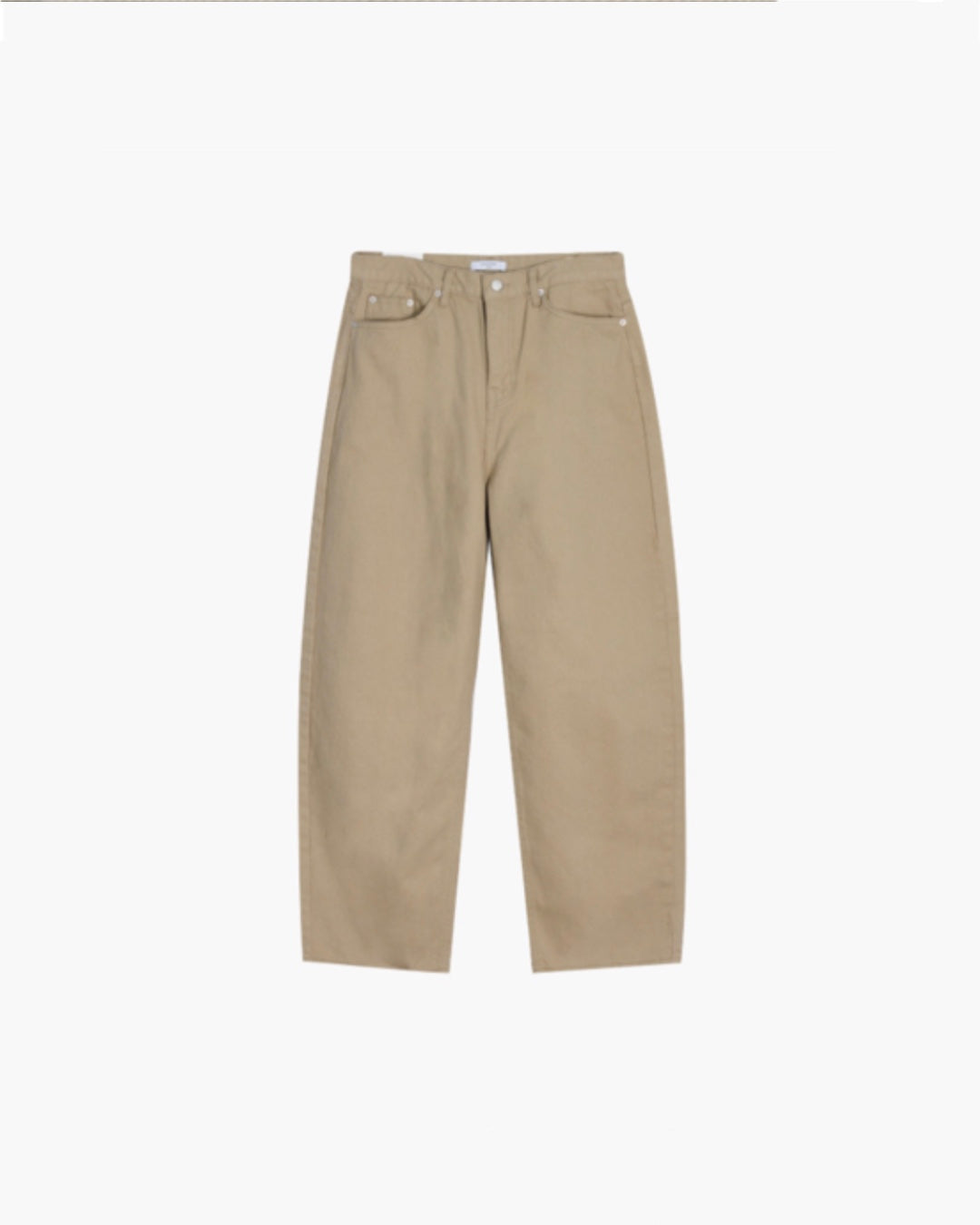Curved Cotton Pants