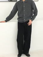 Classic Button Collar Knit