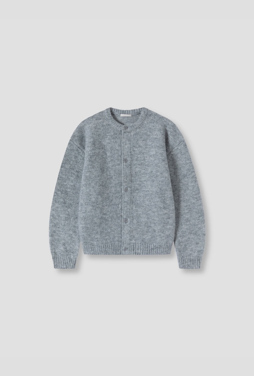 Alpaca Soft Round Knit Cardigan
