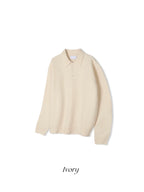 Heritage 5-Gauge Button Collar Knit