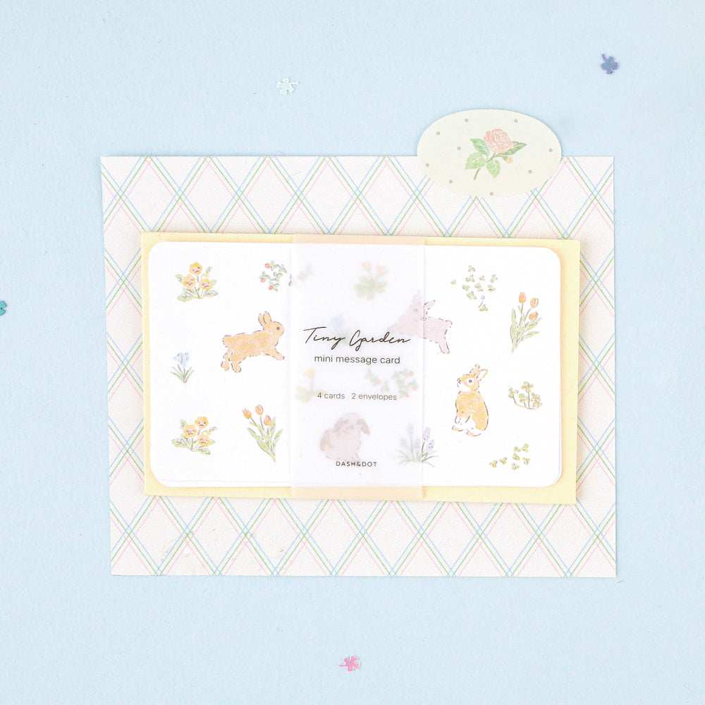 Tiny Garden Mini Message Card