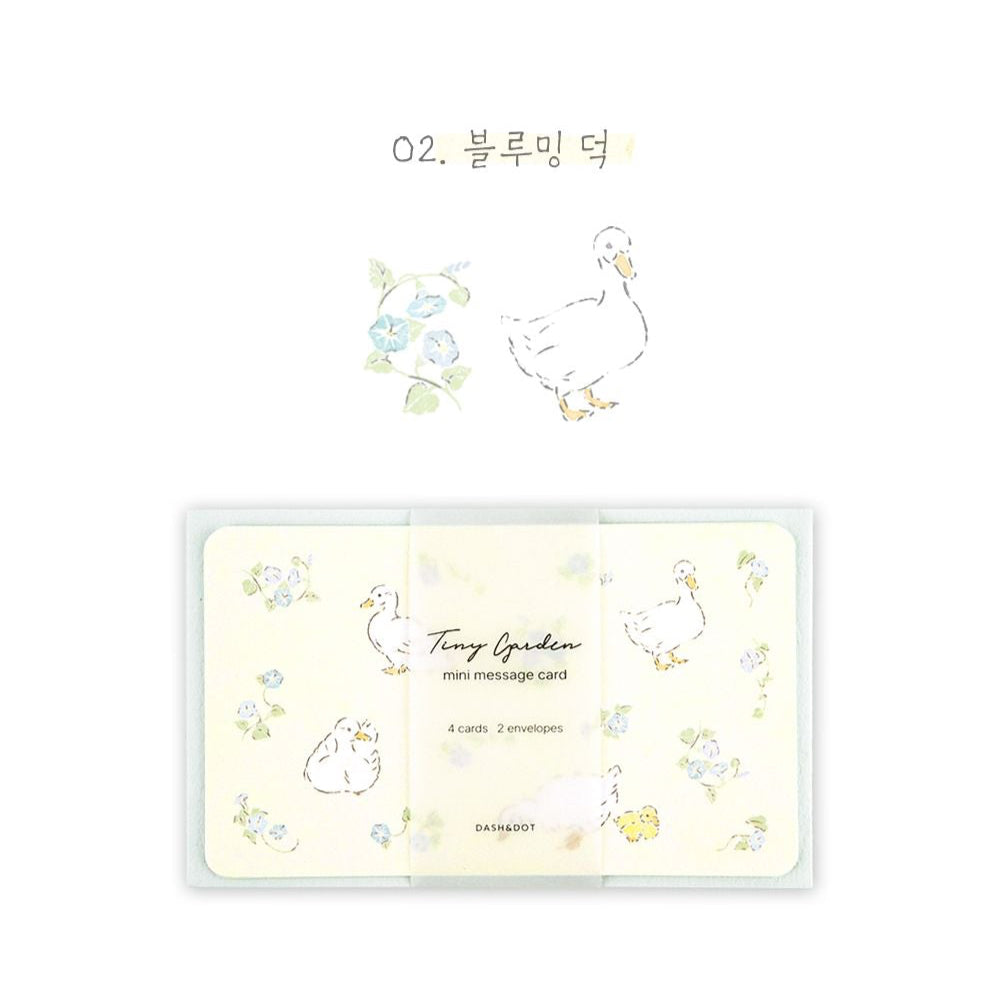 Tiny Garden Mini Message Card
