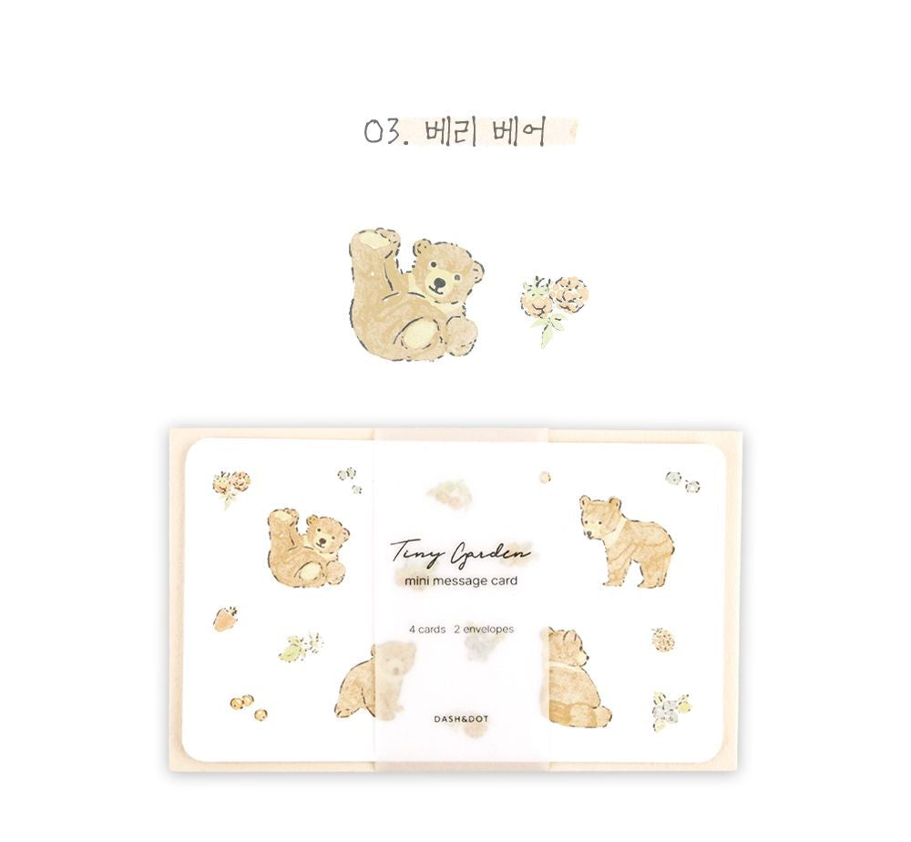 Tiny Garden Mini Message Card