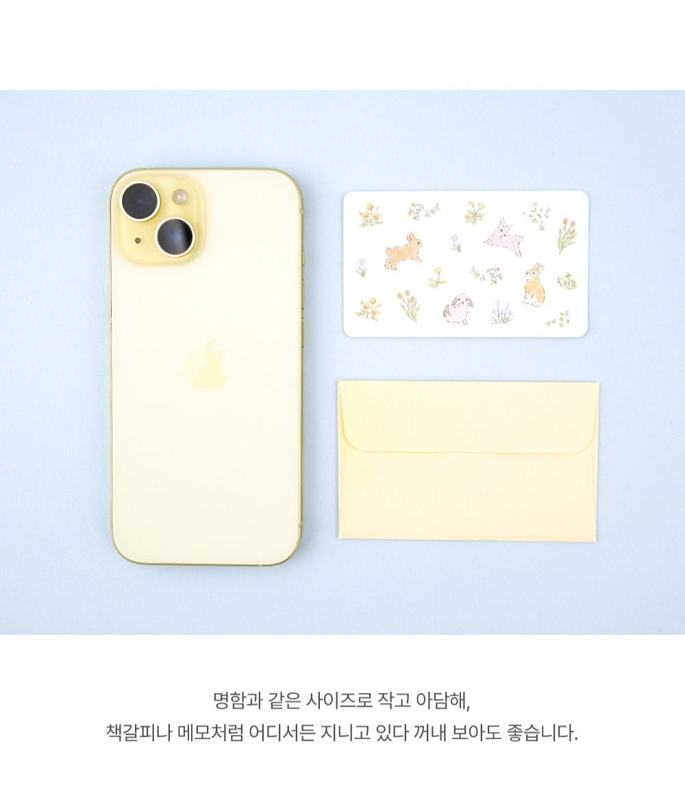 Tiny Garden Mini Message Card