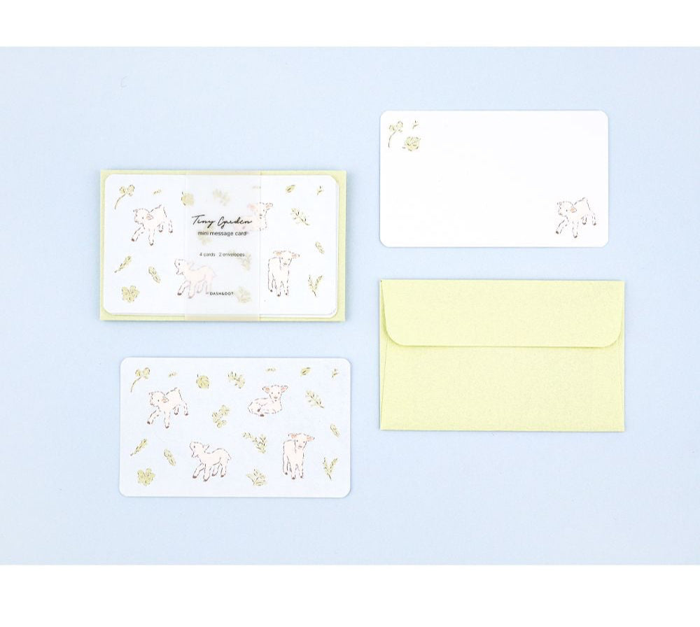 Tiny Garden Mini Message Card