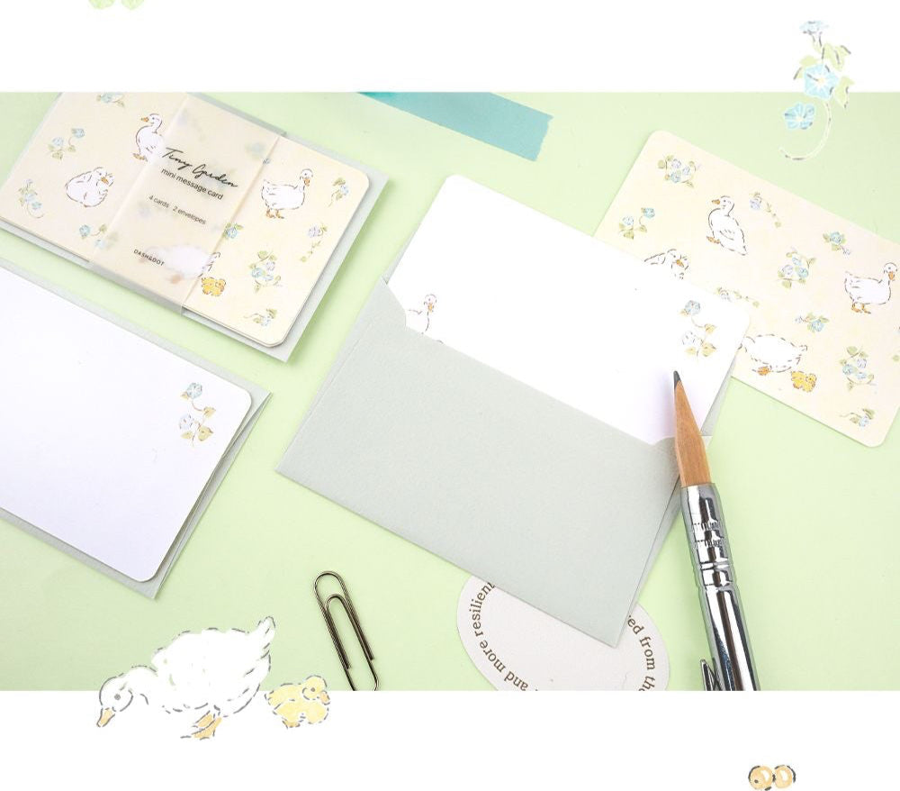 Tiny Garden Mini Message Card