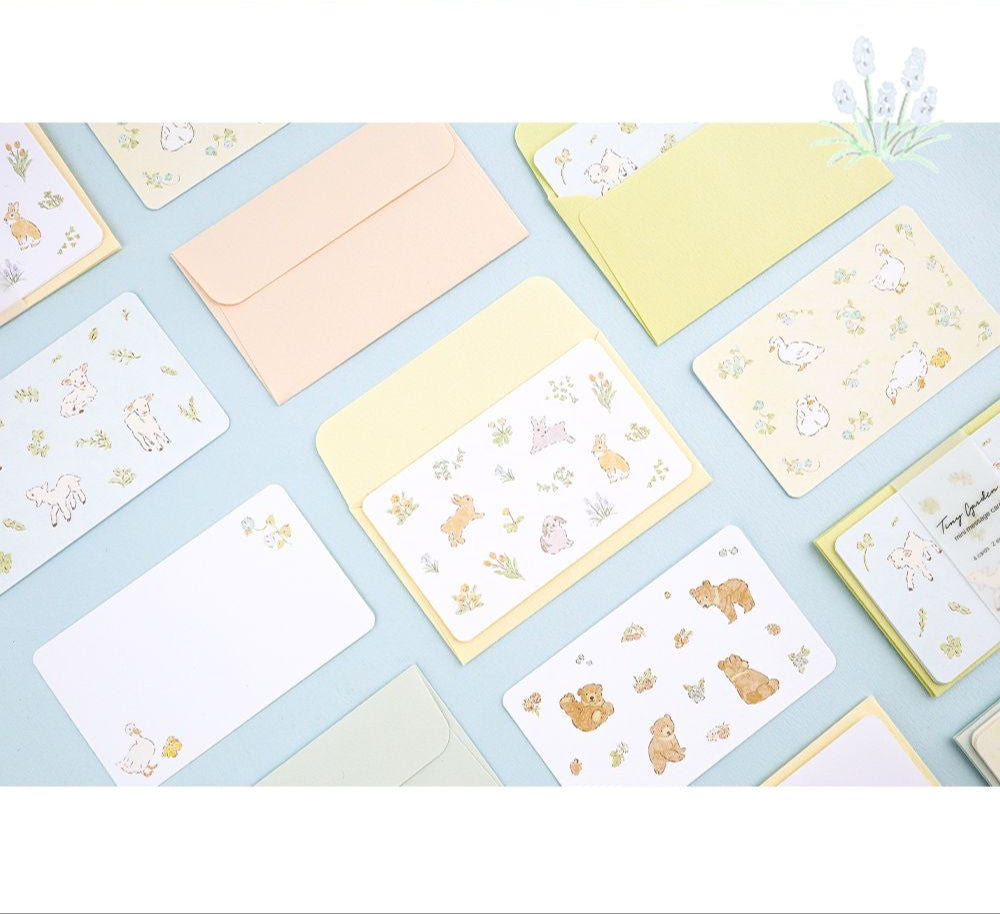 Tiny Garden Mini Message Card