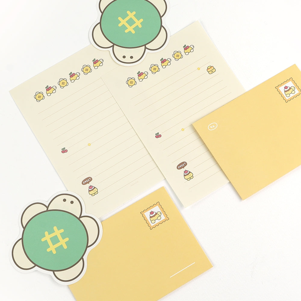 Happy Turtle Letter Set / Glücksschildkröten-Briefset