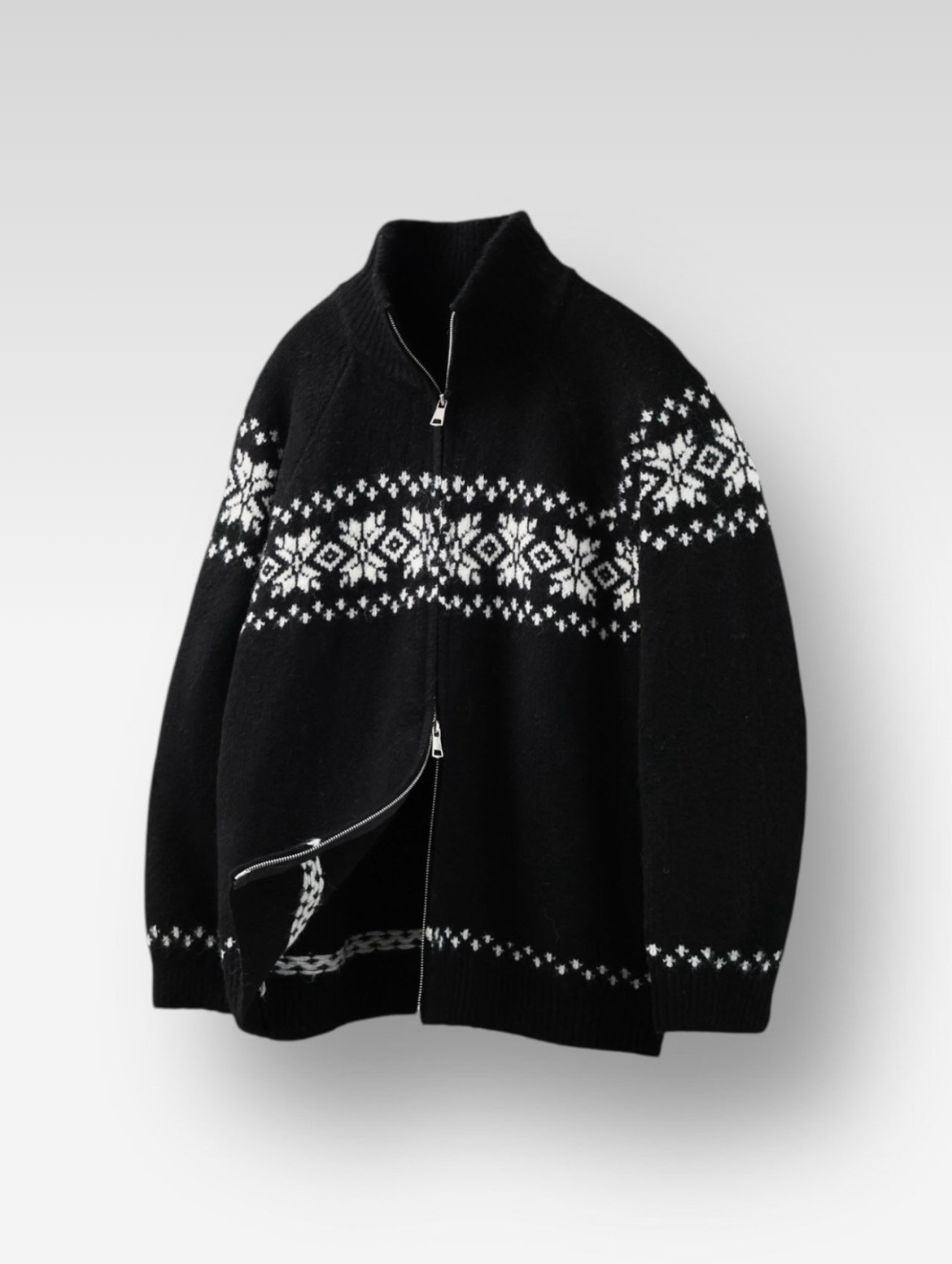 Snowflake Nordic Winter Zip-Up