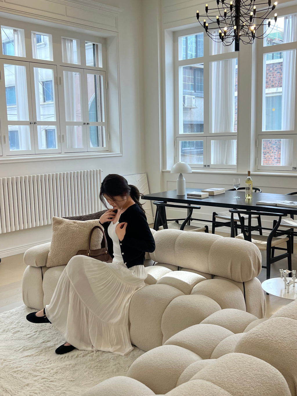 Flare Tiered Maxi Skirt