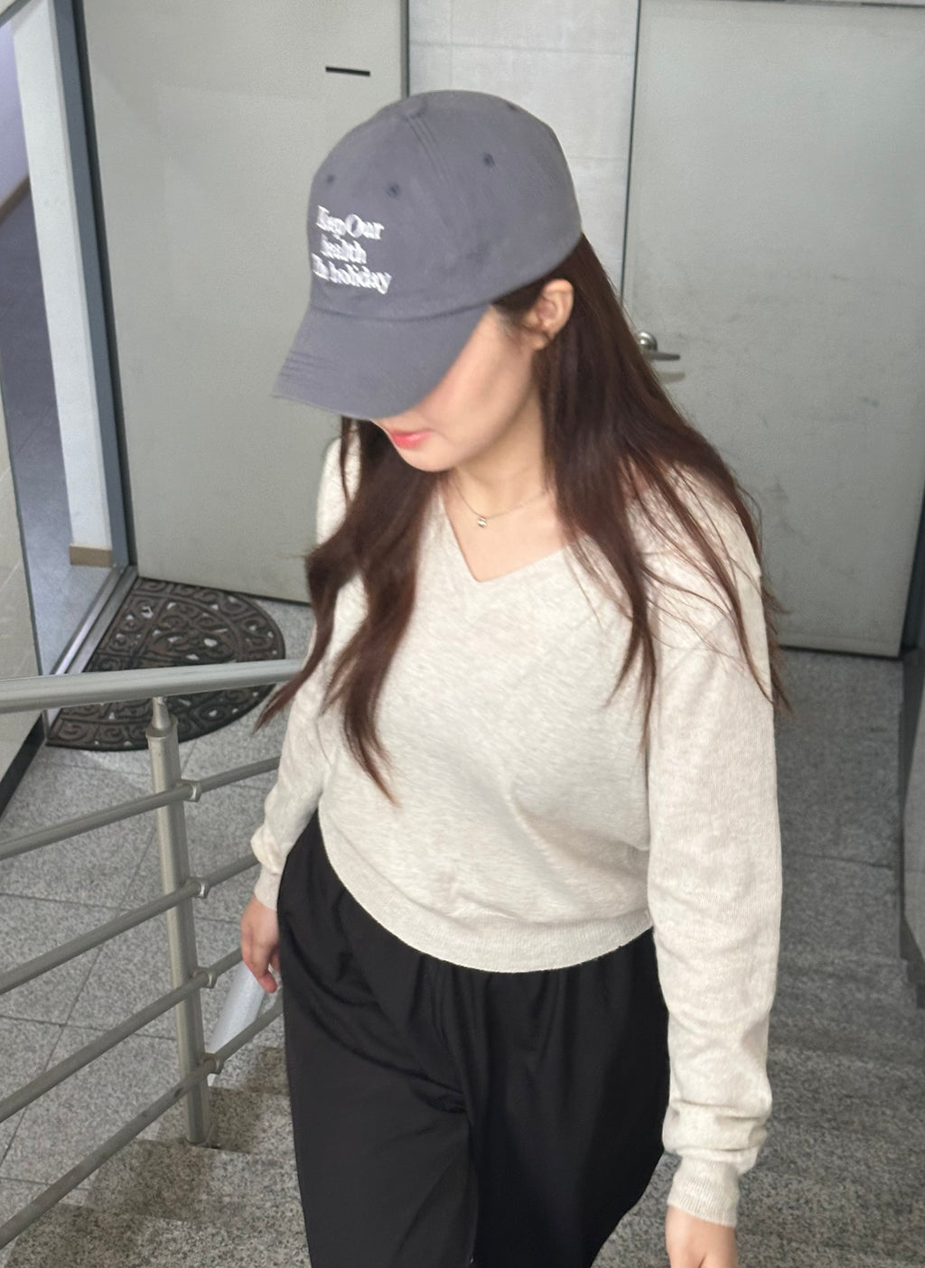 Classic V- neck Knit