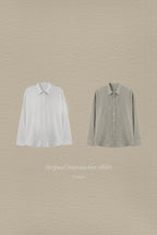 Striped Seersucker Shirt / Gestreiftes Seesucker-Hemd