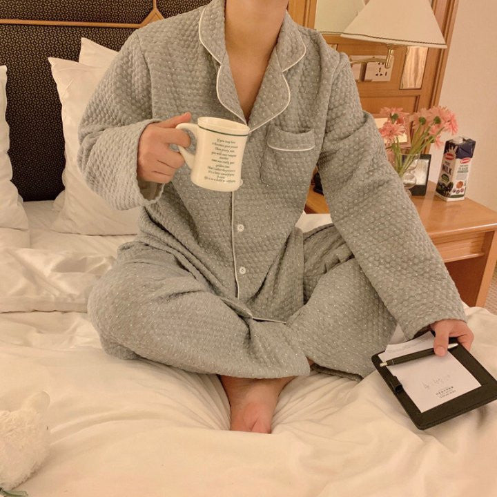 Soft Dot Quilted Set