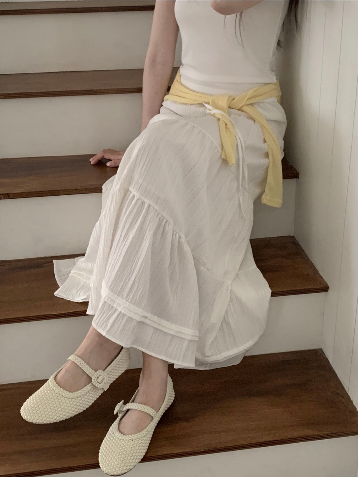 Summer Tiered Long Skirt
