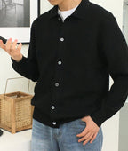 Classic Button Collar Knit