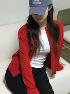 Classic Crew Neck Cardigan