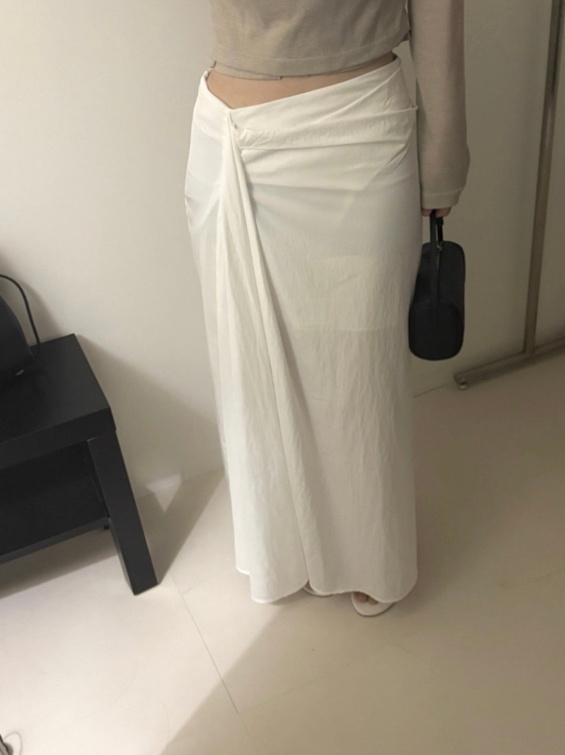 Draped Long Skirt