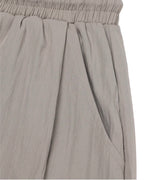 Nylon Wide-Leg Pants